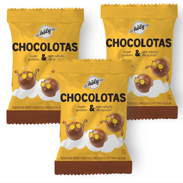 Chocolotas Holy - 3 unidades - 3g cada