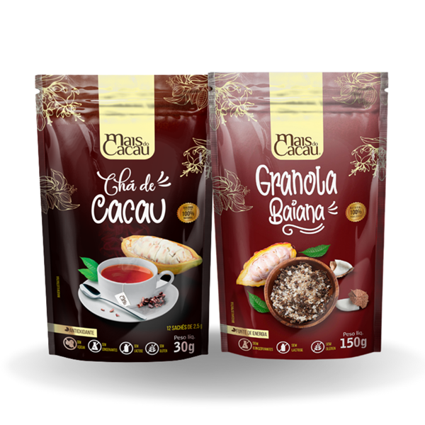 Kit Chá de Cacau + Granola Baiana