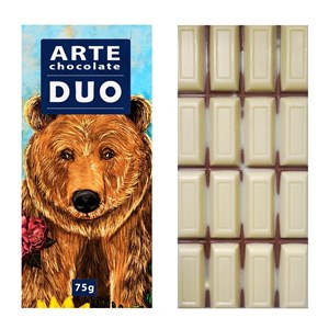 Chocolate Duo Chocolate Branco e Ao Leite Vegano