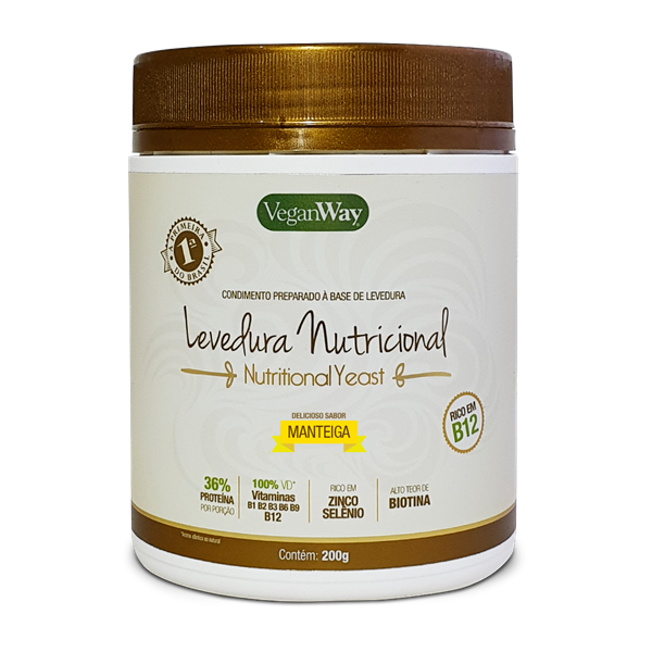 Levedura Nutricional  Sabor Manteiga 200g
