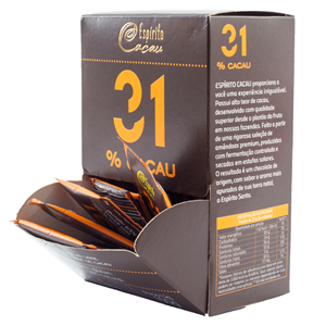 Kit Tablete de Chocolate 31% Cacau ao Leite - 5g (30 un)
