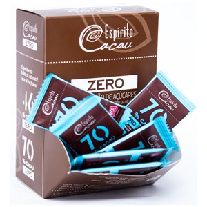 Kit Tablete de Chocolate 70% Cacau Zero - 5g (30 un)